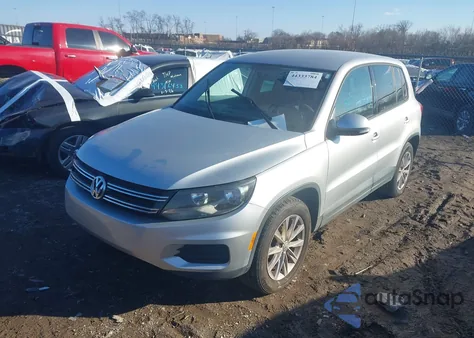 2014 Volkswagen Tiguan Se from USA, damaged, VIN WVGAV3AX5EW552502